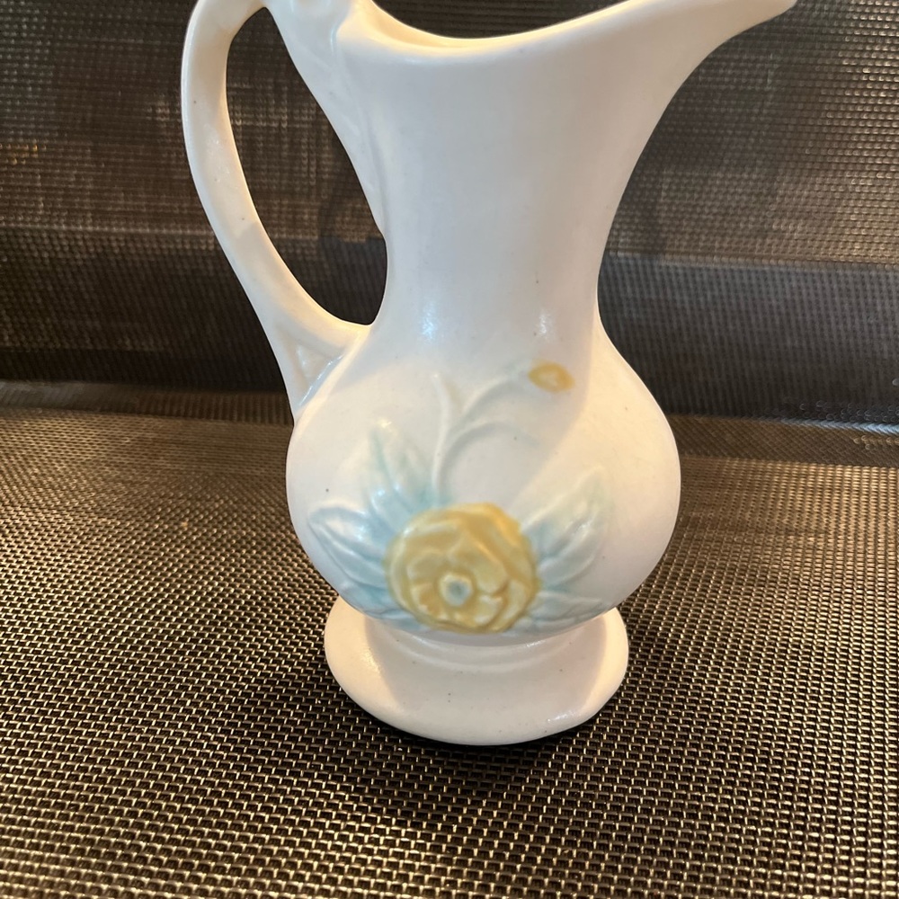 Vintage Hull open rose pitcher mint - Picture 6 of 7